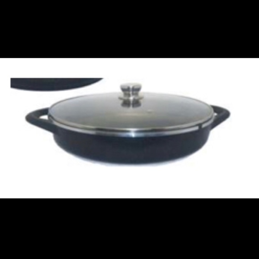 6 QT CAST ALUMINUM MARBLE HEAVY GAUGE LOW POT